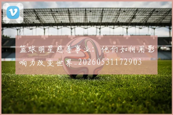 篮球明星慈善事业：他们如何用影响力改变世界_20260531172903