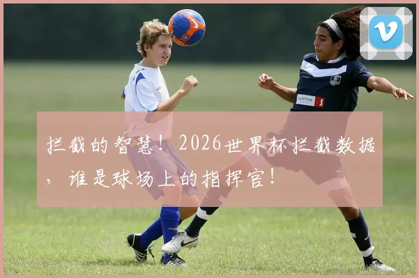 拦截的智慧！2026世界杯拦截数据，谁是球场上的指挥官！